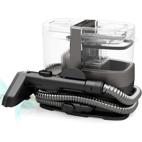 COSTWAY Lavatappeti Aspirapolvere Tessuti, 1800W Pulitore Portatile con Vapore, Sterilizzazione, Aspirazione Potente da 17 kPa, Macchina per Pulizia con Accessori