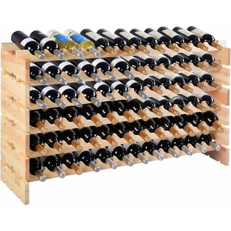 Porta bottiglie vino in ferro battuto cantinetta porta spumante 105x15 cm  espositore porta vino da terra