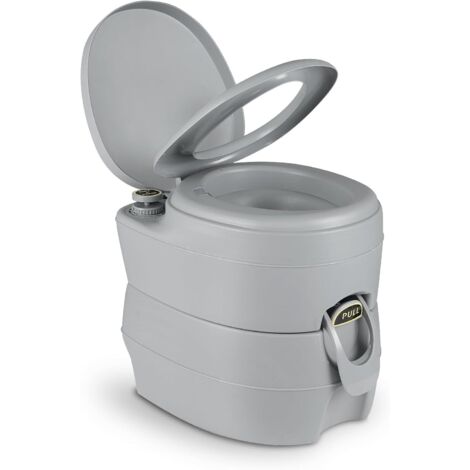 COSTWAY 20L Toilette Portatile con Serbatoio d'Acqua Rimovibile a Maniglia, per Campeggio