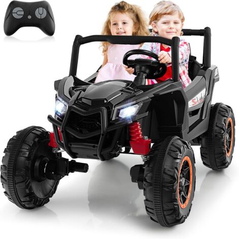 COSTWAY 24V UTV Macchina Elettrica per Bambini,Veicolo Elettrico con Telecomando Musica,3 Anni+