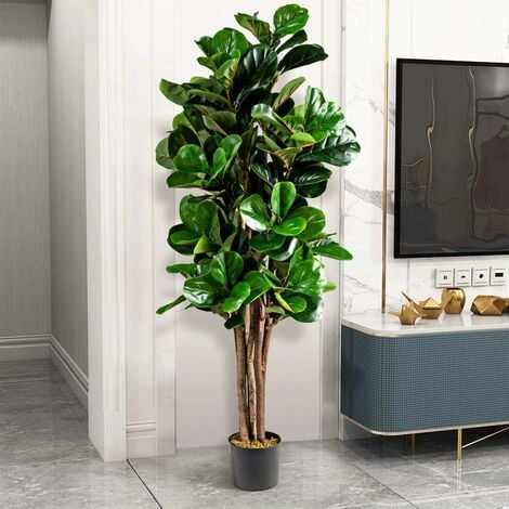 Ideale per Interno ed Esterno Ficus Artificiale con 180 Foglie DREAMADE Albero di Fico Artificiale 150 cm Verde Pianta Bonsai Ideale per Interno ed Esterno Ficus Artificiale con 180 Foglie DREAMADE Albero di Fico Artificiale 150 cm Verde Pianta Bonsai