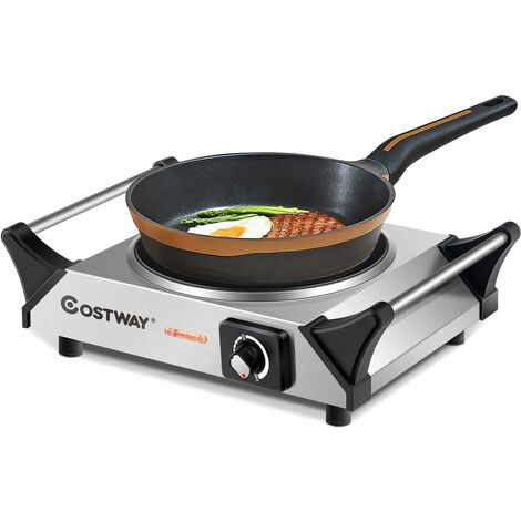 Fornello Elettrico Portatile Con Pentola 4L - 3 Livelli Di Temperatura, Antiaderente, Per Cucina Sana