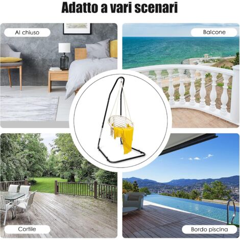 Supporto Regolabile per Sedia Amaca, Struttura Resistente con