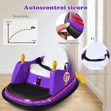 Triciclo Elettrico Per Bambini Con Musica E Luci - Giocattolo Girevole 360° Per Prescolari - Divertimento Domestico E Viaggi