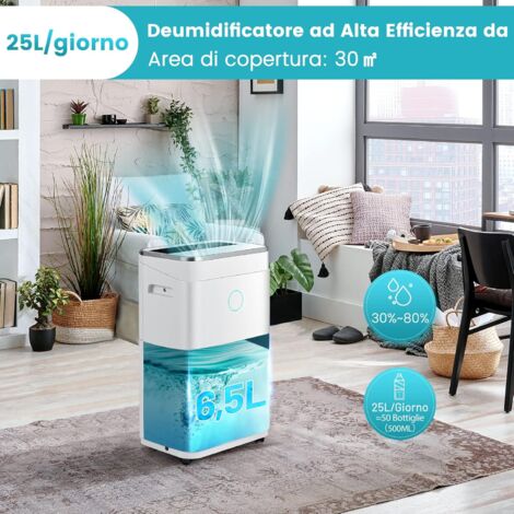 Midea Cube 20, deumidificatore 20 l/giorno, WiFi, controllo app, scarico continuo, asciugatrice, modalità intelligente e timer 24 ore, serbatoio espandibile da 12 l, copertura 40 m²/100 m³, R290