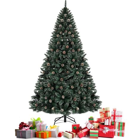 Albero Di Natale Artificiale VEYLIN, Altezza 1,8 Metri, 700 Punte, Supporto In Metallo, Facile Da Montare