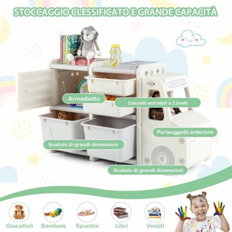 Custodia Organizer Per Giocattoli Con Lucchetto A Combinazione - 9 Sacchetti In Velluto Di 3 Dimensioni - Discreta E Sicura