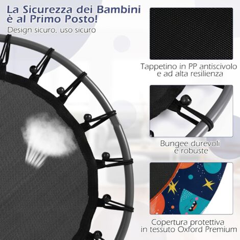 Trampolino Fitness Pieghevole DH FitLife 128cm - Silenzioso, Senza Installazione, Per Interni/Esterni - Foto 9