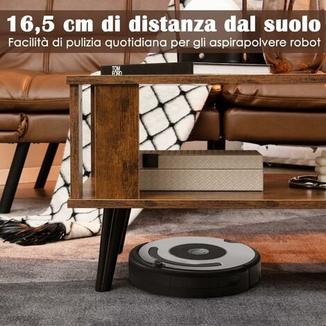 Rovere Tavolino Comodino Tavolino Salotto Vero Legno Solido