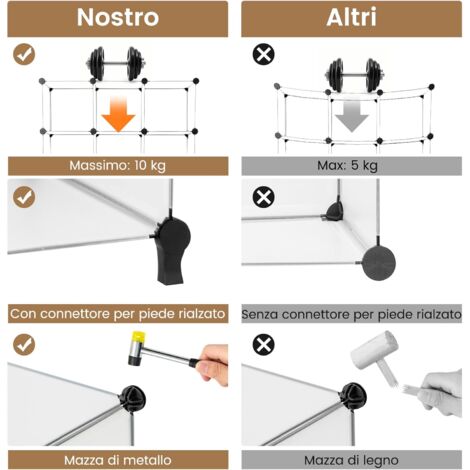 Armadietto Portaoggetti COSTWAY In Rattan E Legno Acacia - Mobile Da Esterno 90x53x86 Cm, Marrone - Foto 7