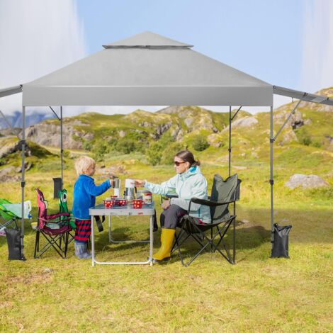 4 Sacchetti Porta Zavorra Per Gazebo E Tenda Da Esterno – Pesi Per Teli E Paravento – PHI VILLA