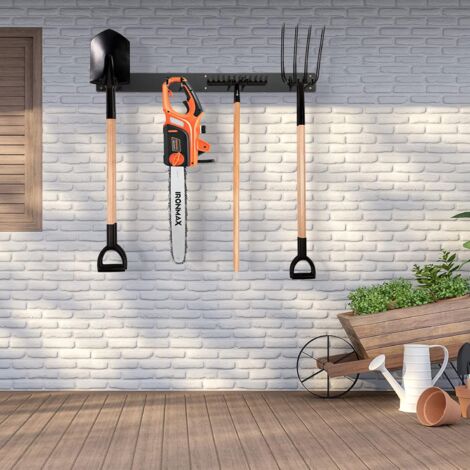 3-H Ganci da Garage Resistenti 4 Pezzi, Ganci per Garage, Montaggio a