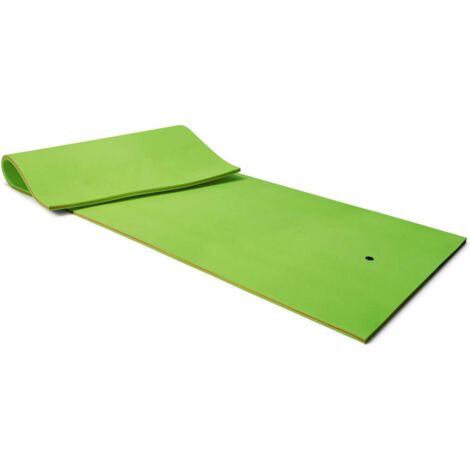 COSTWAY Tappetino Galleggiante Acquatico, 355X183cm, Materassino Galleggiante Resistente agli Strappi con Dispositivo di Ormeggio e Cinghie di Aggancio, per Mare Lago Piscina e Spiaggia,