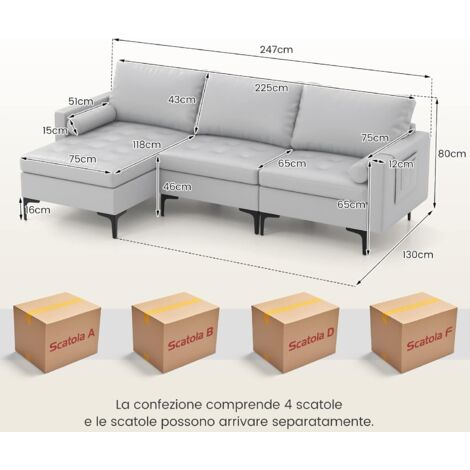 Divano letto singolo 3-in-1 con portabicchieri e porta USB, poltrona reclinabile o divano estensibile per piccoli spazi | Leroy Merlin