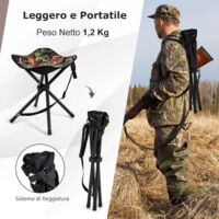 Piccolo Sedia Campeggio Pieghevole Sgabello Portatile Capacità Di Carico150kg Per Pesca Spiaggia Giardino Picnic BBQ Viaggio Escursione Trekking - 2
