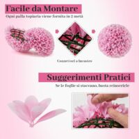 Bubblegum Stuff Fioriera Sospesa A Palla Da Discoteca Oro Rosa - Vaso Per Piante Da Interno Con Catena