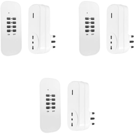 Presa Smart Radiocomandata IP44 Con Telecomando Pilota – Accendi Luci Esterne Da Dentro Casa, 2000W, 30m Portata