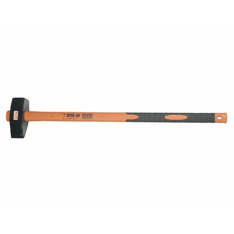Bahco Vorschlaghammer mit Fiberglasstiel, einseitig flach, 900 mm, 5 kg
