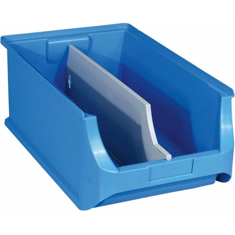ADB Stapelbox Sichtlagerkasten Lagerbox Sichtbox Größe 5 blau 333x500x187  mm Schütte