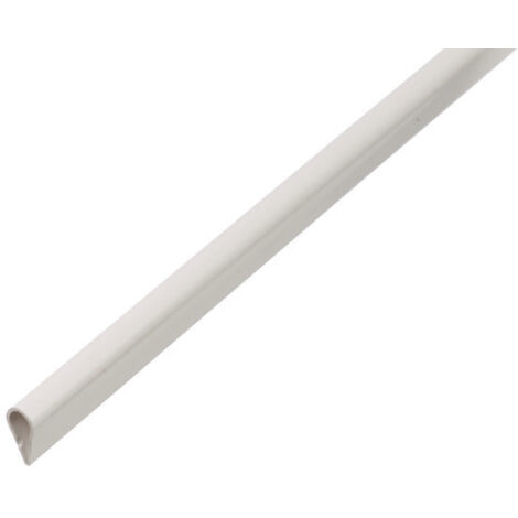ALBERTS Klemmprofil, PVC weiß, LxBxS 1000 x 15 x 0,9 mm (1/3)