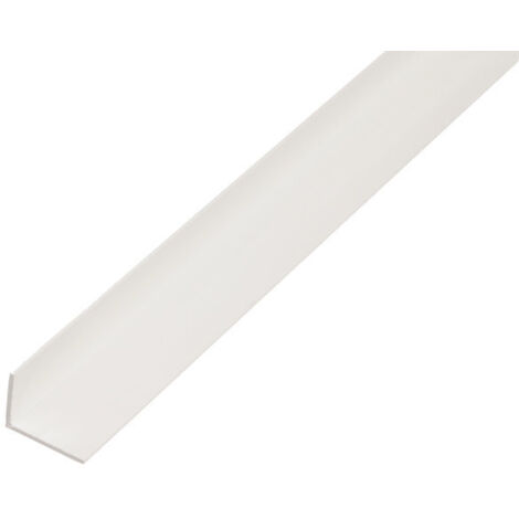 ALBERTS Winkelprofil, ungleichsch., PVC weiß, LxBxHxS 1000 x 40 x 10 x 2 mm (1/3)