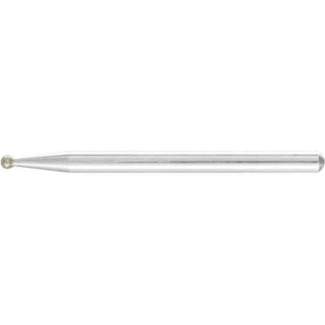 PFERD TOOLS Diamant-Schleifstift Kugel Ø2,0mm Schaft-Ø3 mm D126 (mittel) zum Gravieren und Entgraten (1/5)