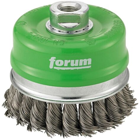 Forum Kegelbürste M14 - Rostfrei 115mm Für Winkelschleifer & Metallarbeiten