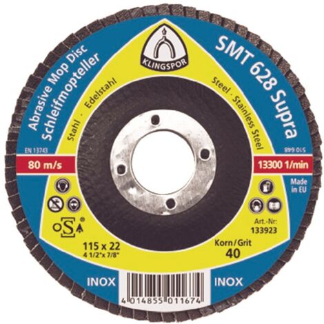 Klingspor TE/SUPRA/SMT628/CS455X/120/N/180X22,23