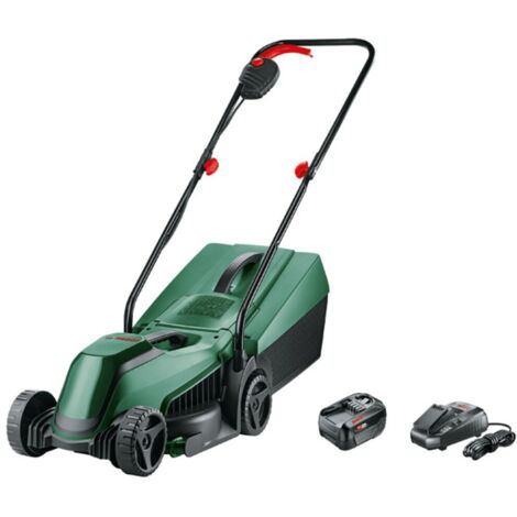 Bosch Haus und Garten Akku-Rasenmäher EasyMower 18V-32-150 (bis zu 100 m2 mit einem de 3,0 Ah Akku 18 Volt System Schnittbreite: 32 cm Ladegerät und Ah)