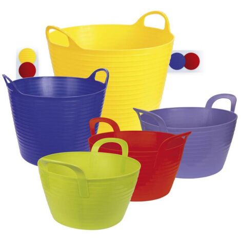 Kerbl Trog FlexBag lila flexibler Futtertrog, Fassungsvermägen 12Liter