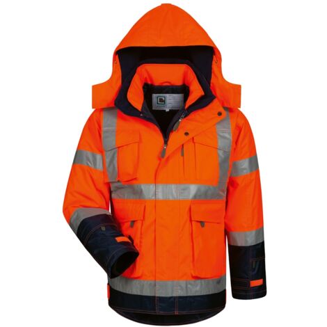 Elysee Warnschutzjacke Philipp Gr. L orange/marine (1/3)