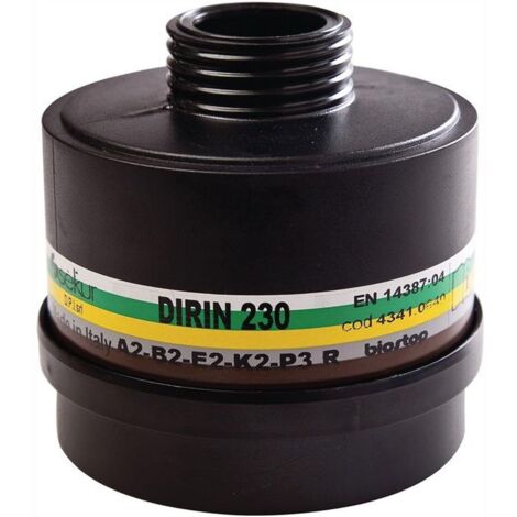 EKASTU Mehrbereichskombifilter DIRIN 230 EN 14387 DIN EN 148-1 A2 B2 E2 K2-P3R D - 422782