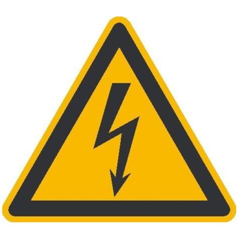 SafetyMarking Warnschild Folie SL 15 mm Warnung vor gefährlicher elektrischer Spannung