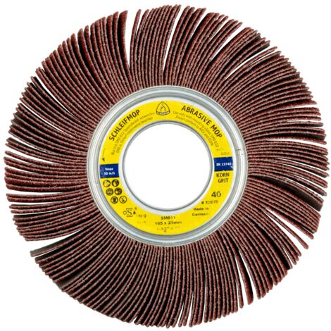 Klingspor SM 611 Schleifmopräder LS 309 X, 250 x 25 x 68,2 mm, Korn 80 (1/2)