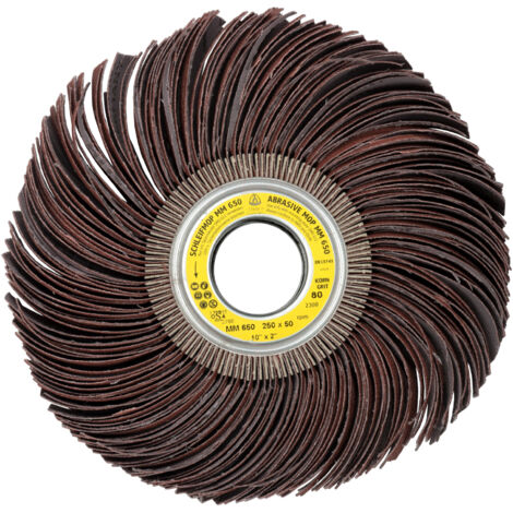 Klingspor MM 650 Schleifmopräder LS 309 JF, 250 x 50 x 43,1 mm Korn 180 (1/4)