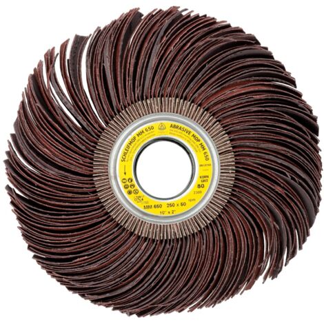 Klingspor MM 650 Schleifmopräder LS 309 JF, 250 x 100 x 43,1 mm Korn 120 (1/2)