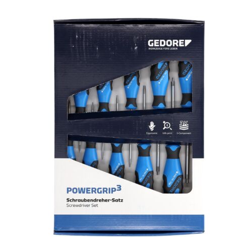 Gedore 3K-Schraubendreher-Satz 10-tlg. TX T7-T40