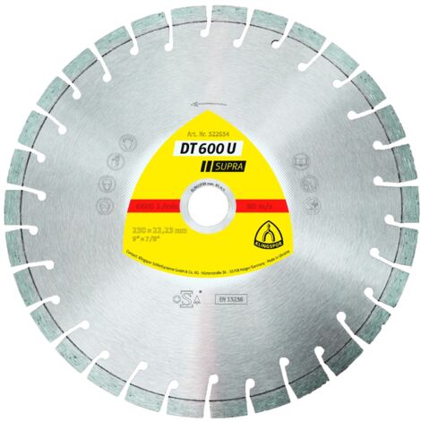 Klingspor DT 350 AB Diamanttrennscheiben, 300 X 2,8 X 20 Mm 18 Segmente 40 X 28 X 12 Mm Weitverzahnt 15136589 Klingspor DT 350 AB Diamanttrennscheiben, 300 X 2,8 X 20 Mm 18 Segmente 40 X 28 X 12 Mm Weitverzahnt 15136589