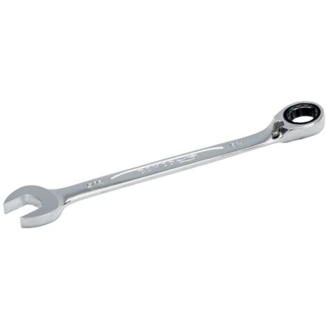 Bahco 5/8 Knarren-Ring-Maulschlüssel mit Chrom-Finish, 208 mm (1/4)