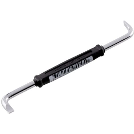 Bahco Doppelt abgewinkelter Winkelschraubendreher für Schlitz-Schrauben, 5,5 x 125 mm (1/3)