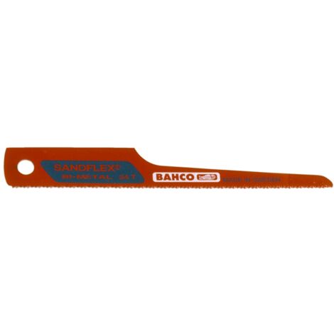 Bahco Karosserie-Säbelsägeblatt aus Sandflex-Bimetall, 18 Zähne pro Zoll, 90 mm - 10 Stk. (1/2)