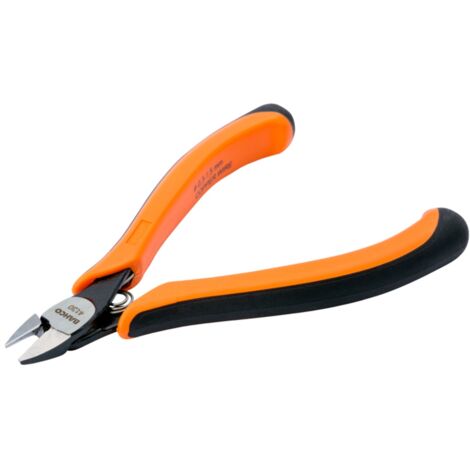 Bahco ERGO Seitenschneider, Mikro-Schnitt mit 2-Komponenten-Griffen, brüniert 120 mm (1/4)