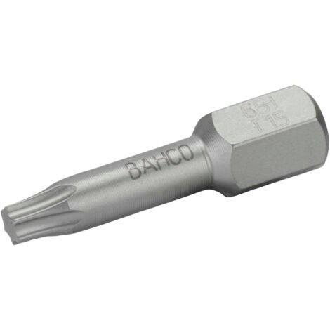 Bahco 1/4 Edelstahl-Bitsatz für T15-TORX-Schrauben - 10-tlg. (1/3)