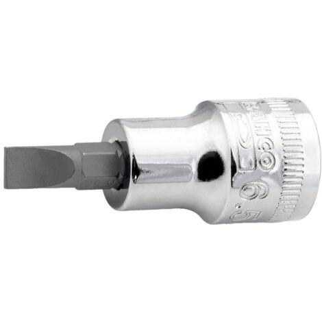 Bahco 3/8 Schraubendreher-Einsatz für Schlitzschrauben, 8 mm (1/4)