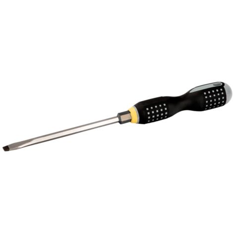 Bahco ERGO Schraubendreher für Schlitzschrauben mit Sechskantschaft und -ansatz, mit 3-Komponenten-Griff, 1,2 mm x 6,5 mm x 150 mm (1/3)