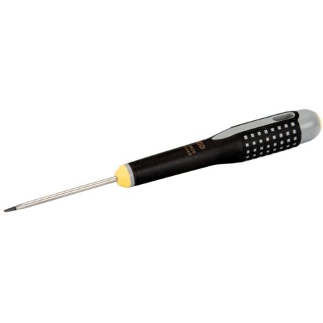 Bahco ERGO Schraubendreher für Schlitzschrauben, gerade, mit 3-Komponenten-Griff 0,6 mm x 3,5 mm x 125 mm (1/4)