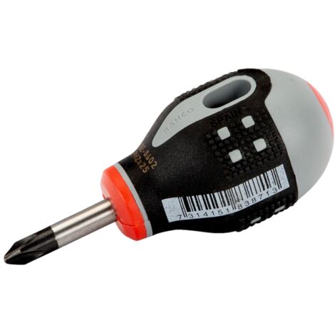 Bahco ERGO Phillips-Schraubendreher mit kurzem 3-Komponenten-Griff, PH1 x 25 mm (1/3)