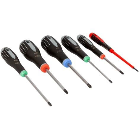 Bahco ERGO™ Schraubendreher Satz 6-teilig Phillips Pozidriv Torx® BE-9871 (1/3)