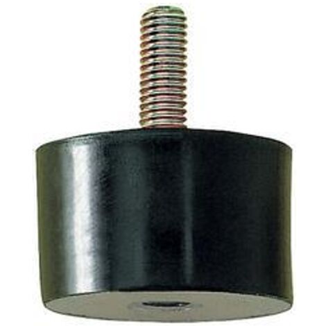 Gummi-Metall-Puffer zylindrisch Typ B D70xH45mm M10x28 NR57 (1/2)