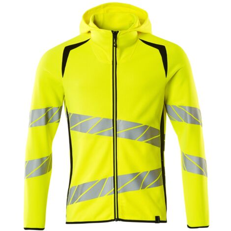 Mascot Kapuzensweatshirt 19284-781-1709 Gr. XS hi-vis gelb/schwarz (1/4)